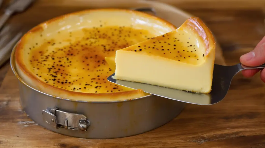 Ce flan pâtissier sans pâte cartonne pour le goûter (léger, fondant et prêt en un rien de temps)