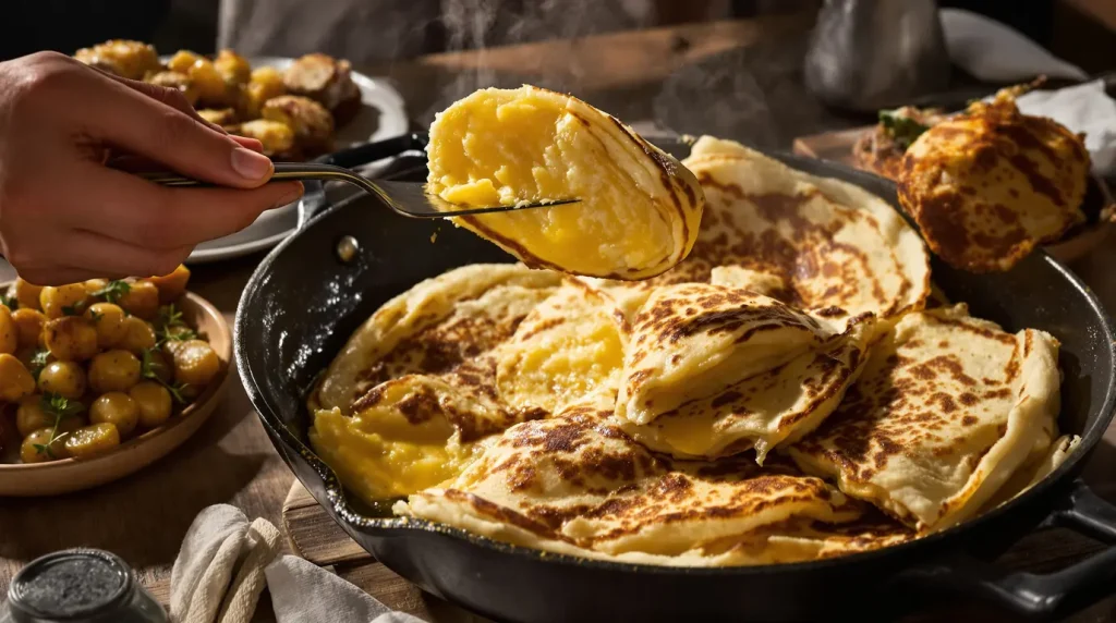 Connaissez-vous les crêpes parmentières de Laurent Mariotte, ces délices faits avec des pommes de terre cuites ?