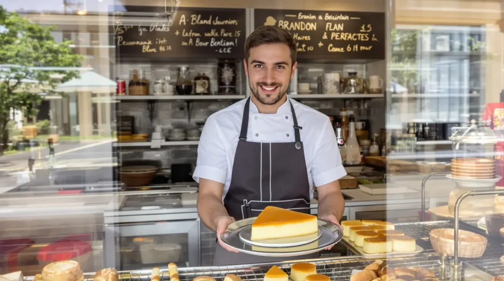 « Il y a des clients venus d’Orléans », le Solognot Brandon Jourdain roi du flan à la vanille
