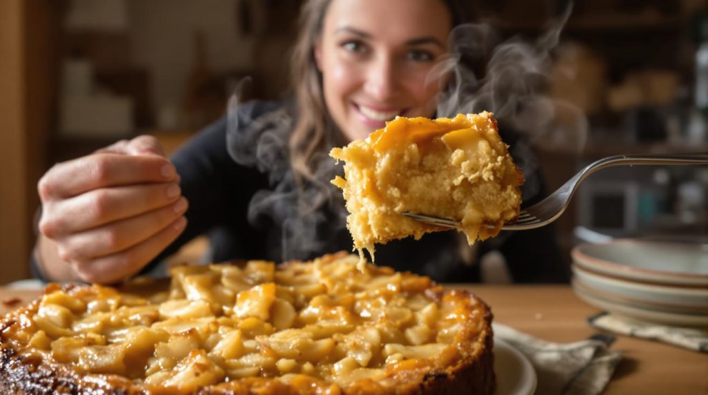 Julie Andrieu révèle son gâteau aux pommes préféré « c'est bien meilleur qu'une simple tarte »