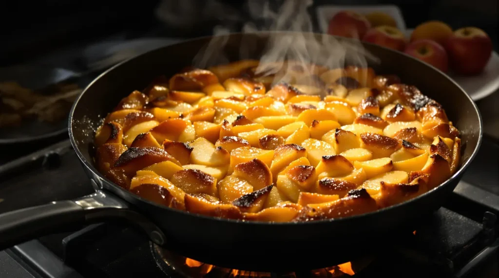 « Une poêle, c’est tout » : mon gâteau aux pommes préféré, sans four, prêt en quelques minutes