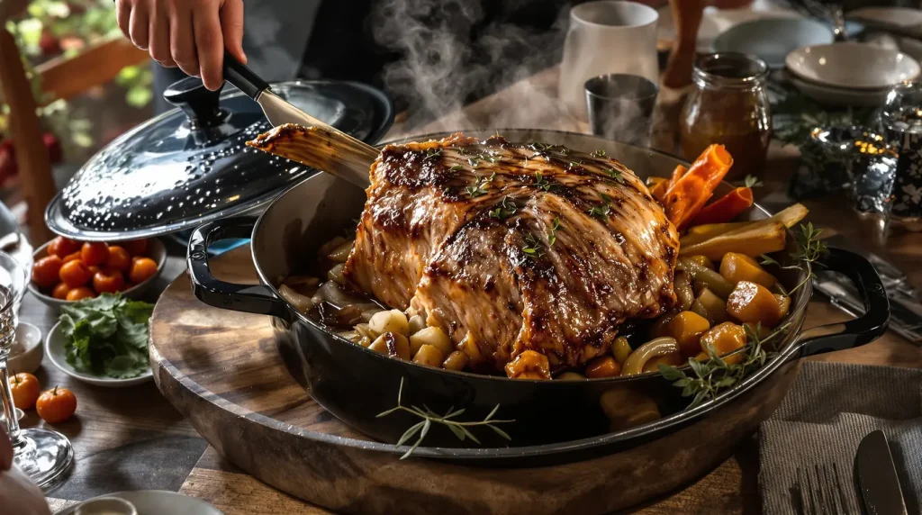 "Il se déguste à la cuillère" Découvrez la recette ancestrale du gigot d'agneau de 7 heures pour Pâques
