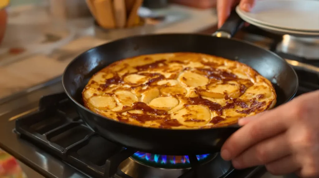 Je prépare ce gâteau aux pommes à la poêle : ultra simple, prêt en un rien de temps, sans four et tellement réconfortant